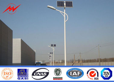 China Estacione a iluminação Pólo Q345 do material de aço galvanizado único braço dos 10M fornecedor