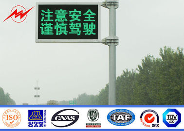 China Sinais de sinais de guiamento do diodo emissor de luz do braço 5M da segurança únicos para a estrada fornecedor