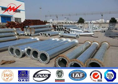 China 9m 11m Steel Poles Galvanized Steel Pole with bitumen fornecedor