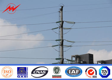 China Linha de transmissão elétrica de aço Polos de Electric Power Polo AWS D 1,1 médios da tensão fornecedor