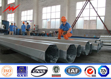 China 11.8M 500 Kgf 8 lados galvanizou a espessura de aço da superfície 4mm do betume de Polo fornecedor