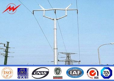 China Distribuição de aço padrão galvanizada A123 de polo de poder de ASTM linha elétrica Polo de 69 quilovolts fornecedor