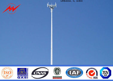 China Seções galvanizadas Monopole afiladas da torre de comunicação móvel três da torre de antena fornecedor