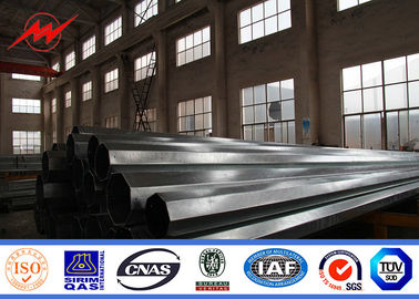 China 10M 12KN África Polo tubular de aço padrão com tratamento de superfície da galvanização fornecedor