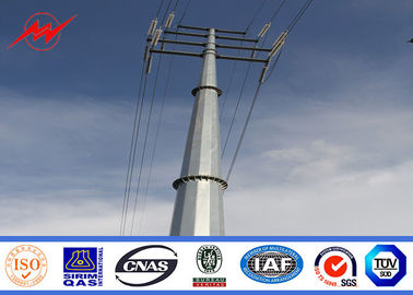 China 220kv transmissão de energia elétrica redonda/cônica Polos para a linha da distribuição projeta-se fornecedor