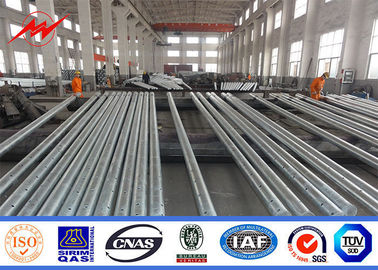 China polo tubular da transmissão de aço octogonal de 11KV 33KV com proteção da fibra de vidro fornecedor