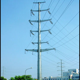 China Transmissão de energia galvanizada alta tensão Polos de aço para o equipamento de Electric Power fornecedor