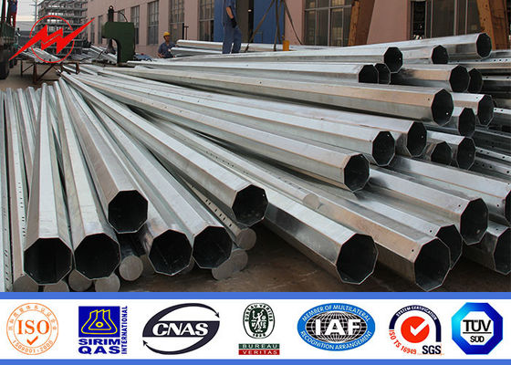 China 110kv galvanização ASTM A123 Polos elétricos de aço fornecedor