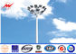 Único parque alto lateral pólo claro do mastro da iluminação 35M HDG com 6 lâmpadas fornecedor