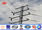 corrente eléctrica Pólo de 12m 800 Dan para a linha de transmissão 33kv projeto fornecedor