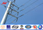 HDG redondo 10m 5KN pólos de serviço público elétricos de aço para a linha de transmissão aérea fornecedor