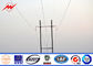 linha de transmissão 33kv Polos de aço galvanizados para a aprovação do ISO da distribuição de poder fornecedor