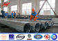 linha de transmissão 33kv Polos de aço galvanizados para a aprovação do ISO da distribuição de poder fornecedor