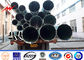 30KN Polos de aço galvanizados Gr65 10 quilovolts - 550 quilovolts de anti corrosão Polo de aço tubular fornecedor