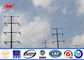 11m linha de transmissão de aço companhia de eletricidade do circuito do dobro de polo de poder de 5 KN Polos fornecedor