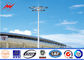 Do futebol poligonal do estádio de 50ft torre alta personalizada do mastro para o estádio de futebol fornecedor