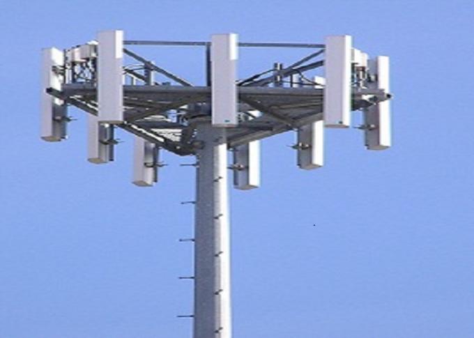 Torre elétrica móvel cónica profissional 11kv Monopole da transmissão 500Dan 0