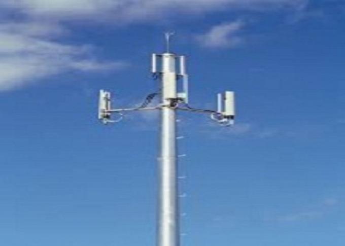 torre galvanizada altura de 35m Pólos mono Pólo Dan 1800 Pólo cónico ASTM A 123 1