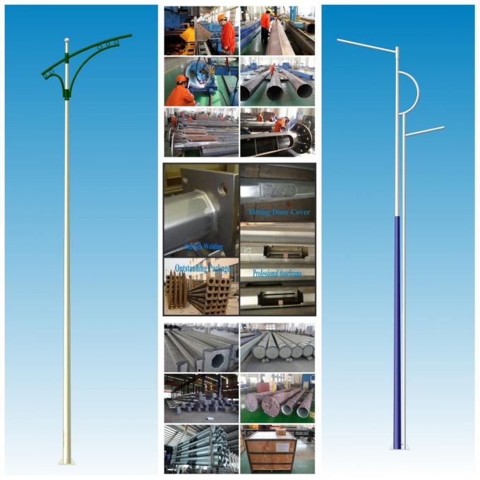 Implementar fibra óptica Congo galvanizado de aço 8m 11m 12m 10KN 20KN 2