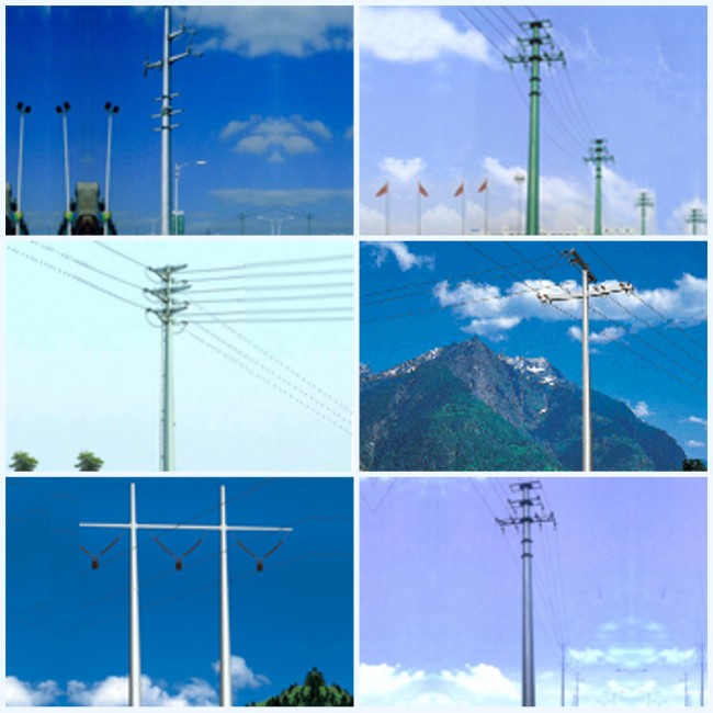 50 padrão cônico da galvanização de Electric Power Polo ASTM A123 da altura de KN 11M 1