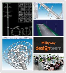 Jiangsu milky way steel poles co.,ltd linha de produção da fábrica