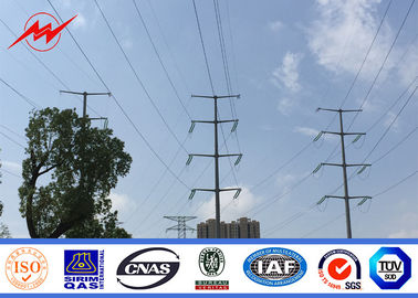 China Double Circuit 12M 10KN 12 sides Electrical Steel Utility Poles for Power distribution fornecedor