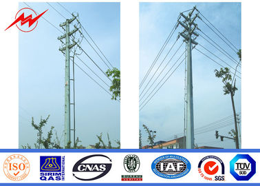 China 36KV ASTM uns 123 galvanizou a linha de transmissão de aço elétrica Polos com braço transversal fornecedor