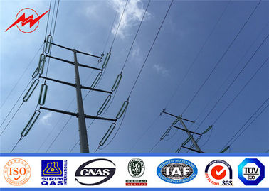 China linha de transmissão 100KV elétrica Polo galvanizado aço, corrente elétrica Polos fornecedor