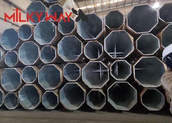 China 80FT 90FT 138KV Polos de alimentação galvanizados para distribuição elétrica fornecedor