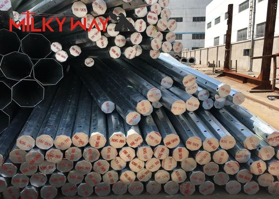 China Pólo de potência de aço de alta resistência para distribuição e transmissão de eletricidade suave fornecedor
