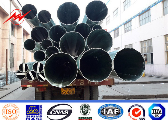 China Pólo de aço galvanizado de 35 ft para distribuição de eletricidade galvanizado a quente fornecedor