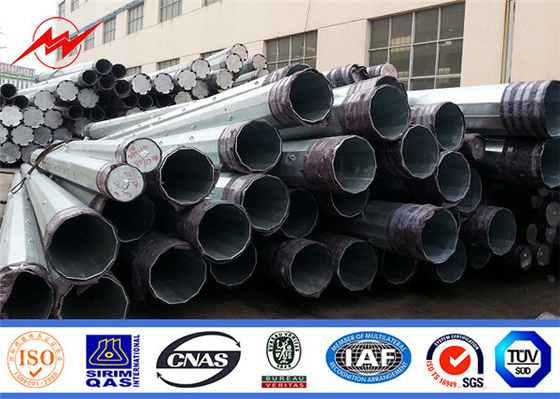 China Pólus de potência de aço galvanizado de 60 pés com opções de comprimento e diâmetro personalizáveis fornecedor