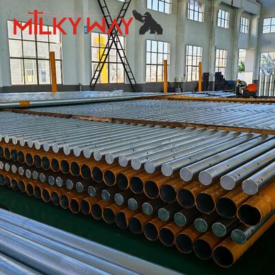 Qualidade  9 METERS TUBULAR STEEL POLES  TENSION IRAQI STAIRCASE STEEL POLES Fábrica