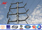 Pulverize 69kv de revestimento Q345 pólo de serviço público de aço para a linha eléctrica elétrica fornecedor