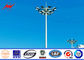 Iluminação alta de solda dourada pólos do mastro da cor 15m para o aeroporto/escola/casas de campo fornecedor