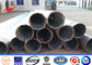 Outdoor Bitumen 20m African Galvanized Steel Power Pole with Cross Arm fornecedor