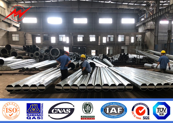 80FT 90FT 138KV Polos de alimentação galvanizados para distribuição elétrica fornecedor