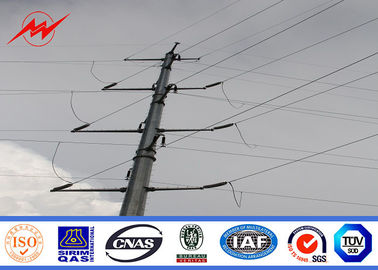 quente poligonal de 110kv Electric Power Polo galvanizado com acessórios bondes fornecedor