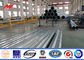 Polos de aço galvanizado padrão NEA para linhas de distribuição de 13,8 kV 69 kV de 25ft a 40 ft fornecedor