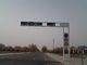 sinal polo Polo de aço galvanizado da entrada de automóveis da estrada da largura da altura 11M de 8M fornecedor