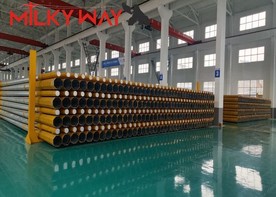 Linha de transmissão de pólo de aço de 20-40m com galvanização a quente de 80-100μm fornecedor