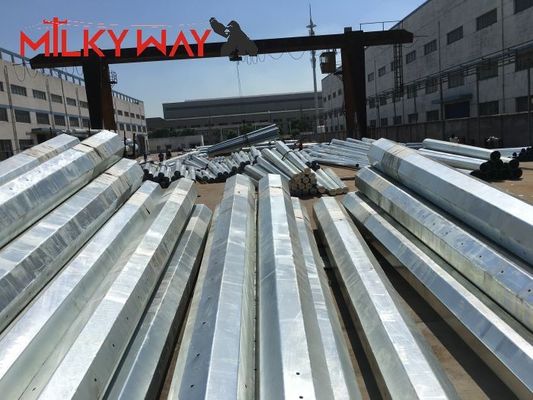 Distribuição de energia Polar de aço elétrico 35FT 40FT acabamento galvanizado a quente fornecedor