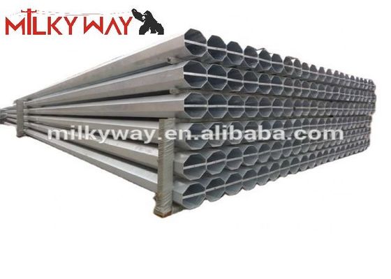 Projeto de Transmissão de Linha de Distribuição Elétrica de Pó Tubular de Aço 12M 16KN fornecedor