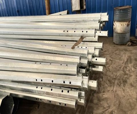 11.9M 8kn galvanizado pólo elétrico com três secções multifunção escada superior fornecedor