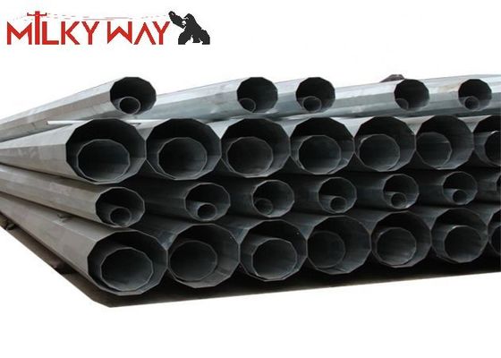 15M 6mm espessura postes de transmissão de potência personalizados aço galvanizado fornecedor