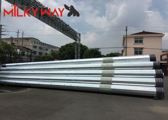 15M 6mm espessura postes de transmissão de potência personalizados aço galvanizado fornecedor