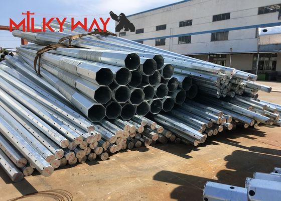 9m classe5 classe6 poste de energia elétrica aço galvanizado a quente para distribuição fornecedor