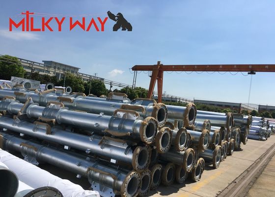 Postes de transmissão de energia em aço galvanizado de 14m-21m para linha de utilidade pública fornecedor