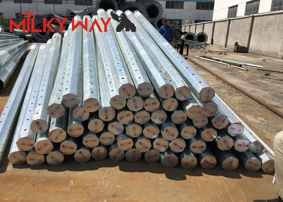 9m classe5 classe6 poste de energia elétrica aço galvanizado a quente para distribuição fornecedor