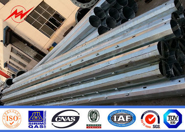 poder de aço galvanizado 25-80ft polo Polo bonde de aço do polígono com Bitumn NEA NGCP fornecedor